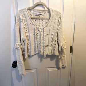 Zara Cropped Sweater